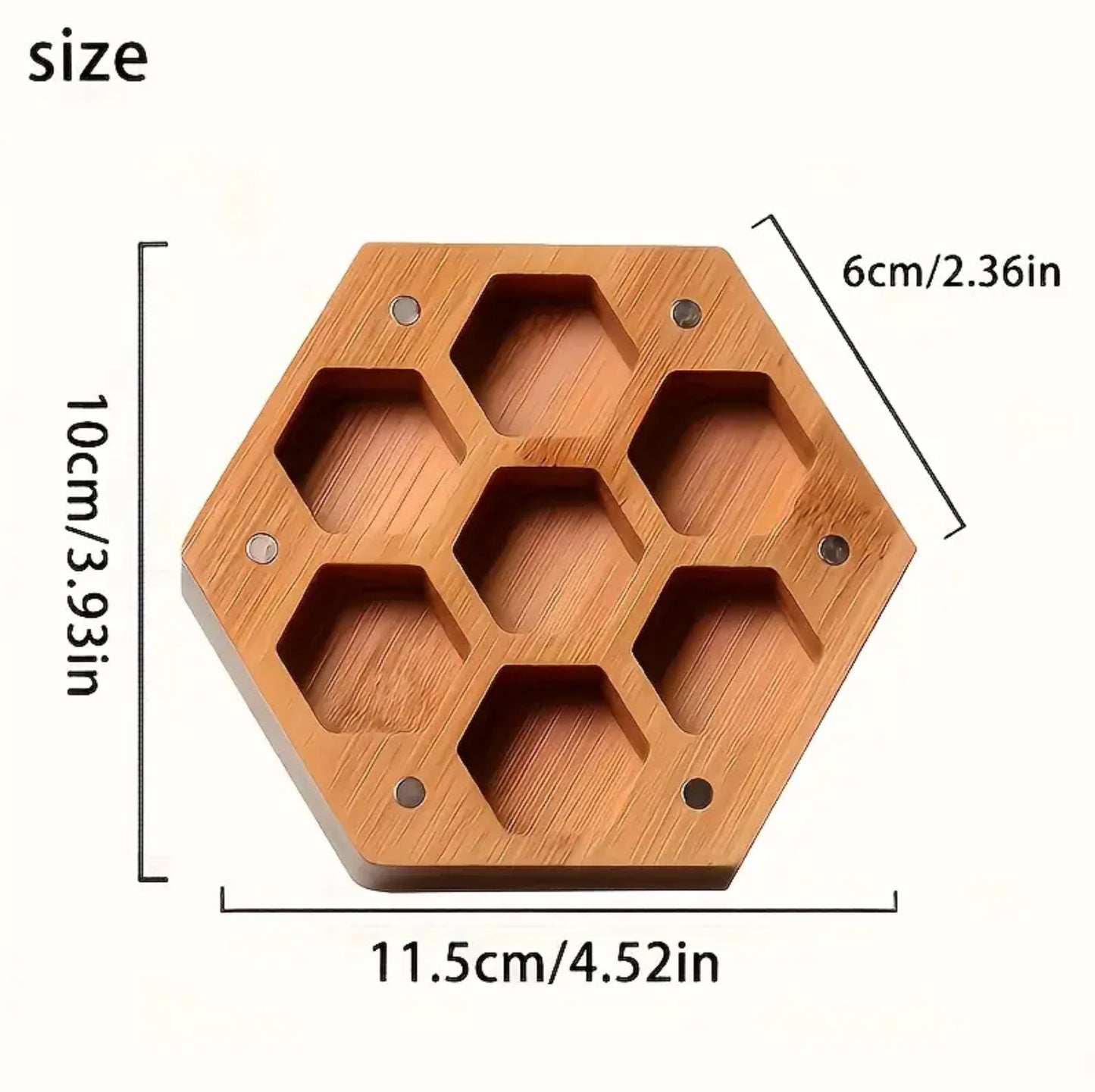Nerd Nation Bamboo Dice Box with Magnetic Closure