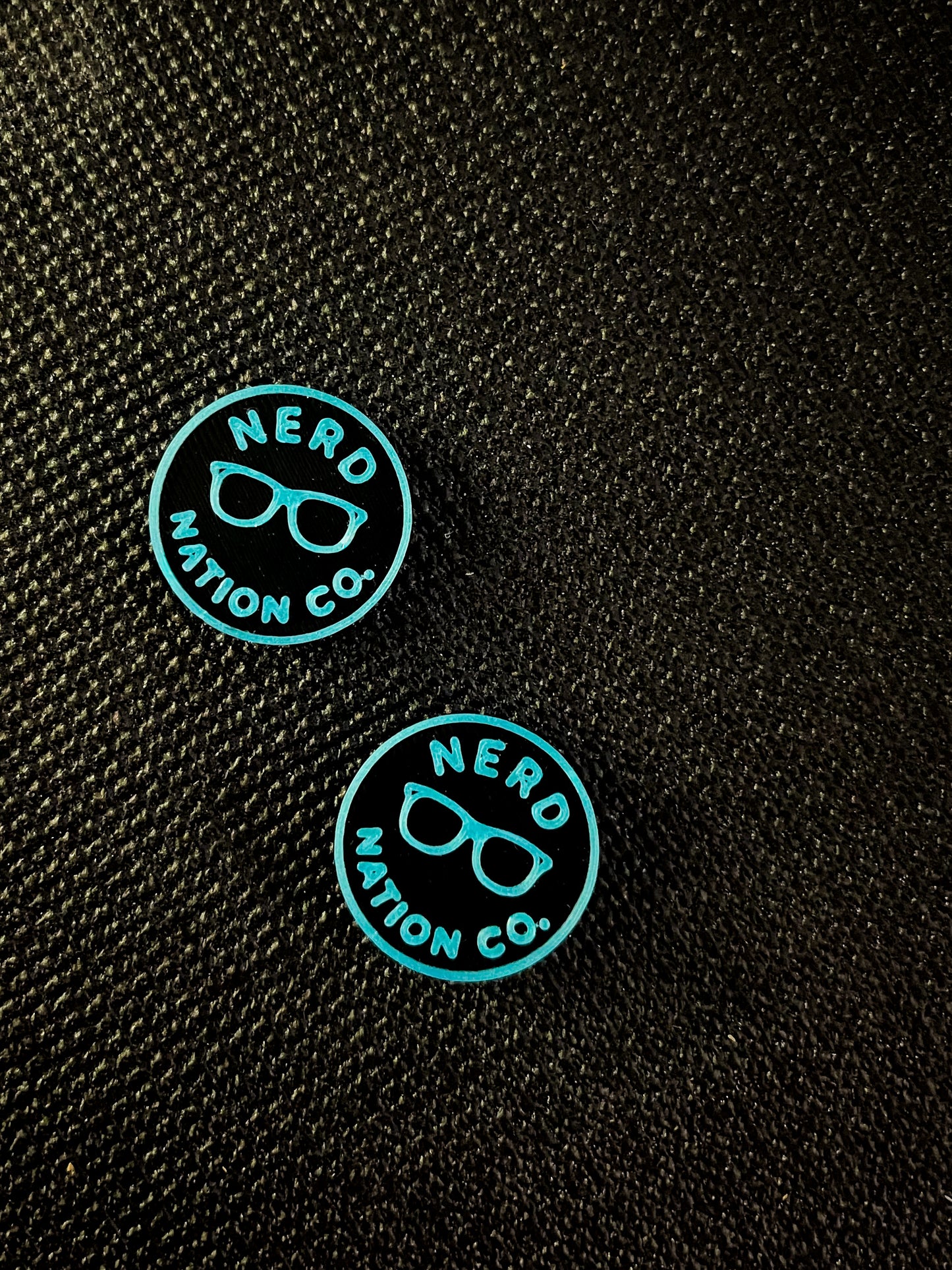 Nerd Nation Co. Blue Glow Button (Small)