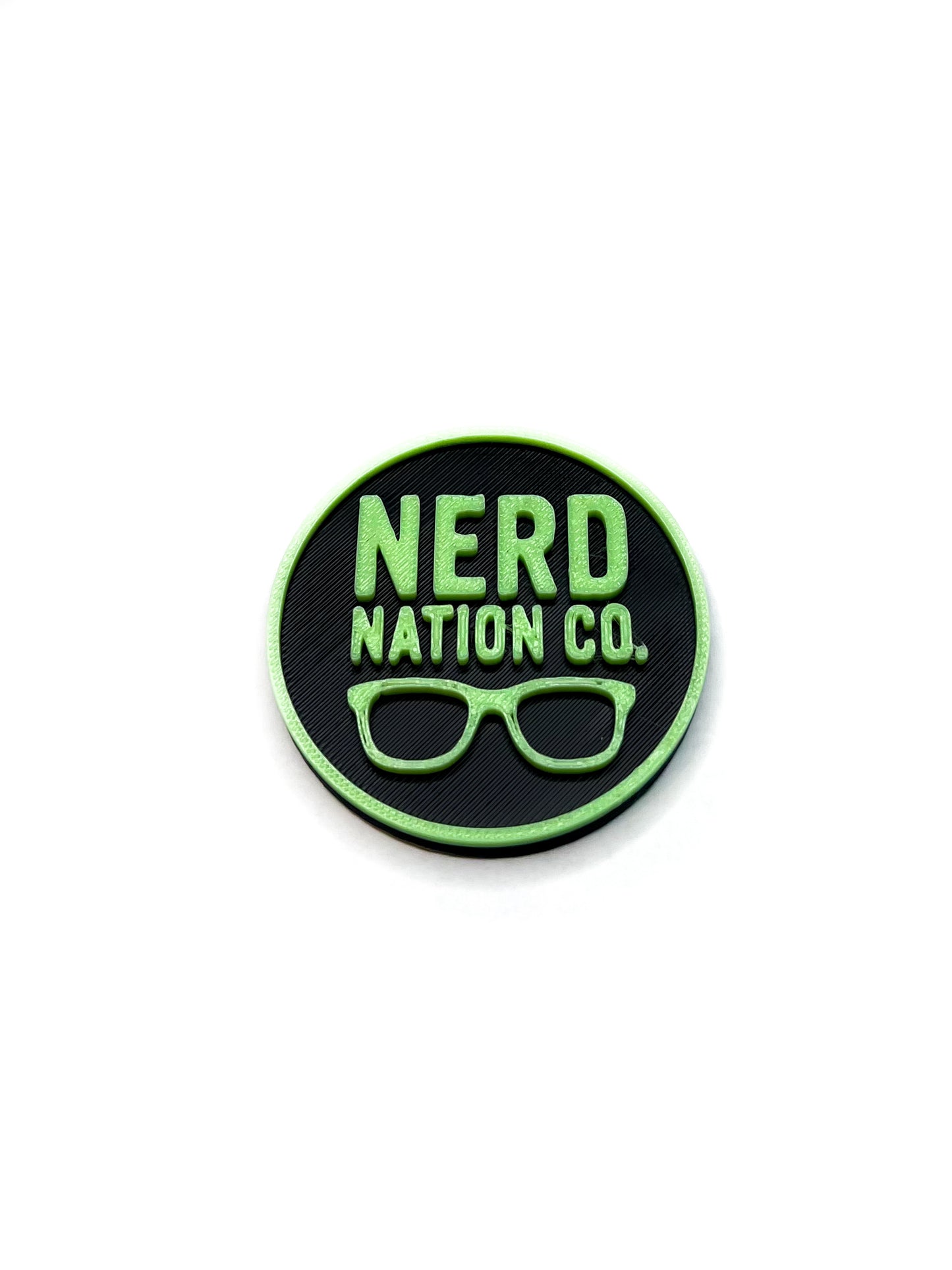 Nerd Nation Co. Green Glow Button (Large)