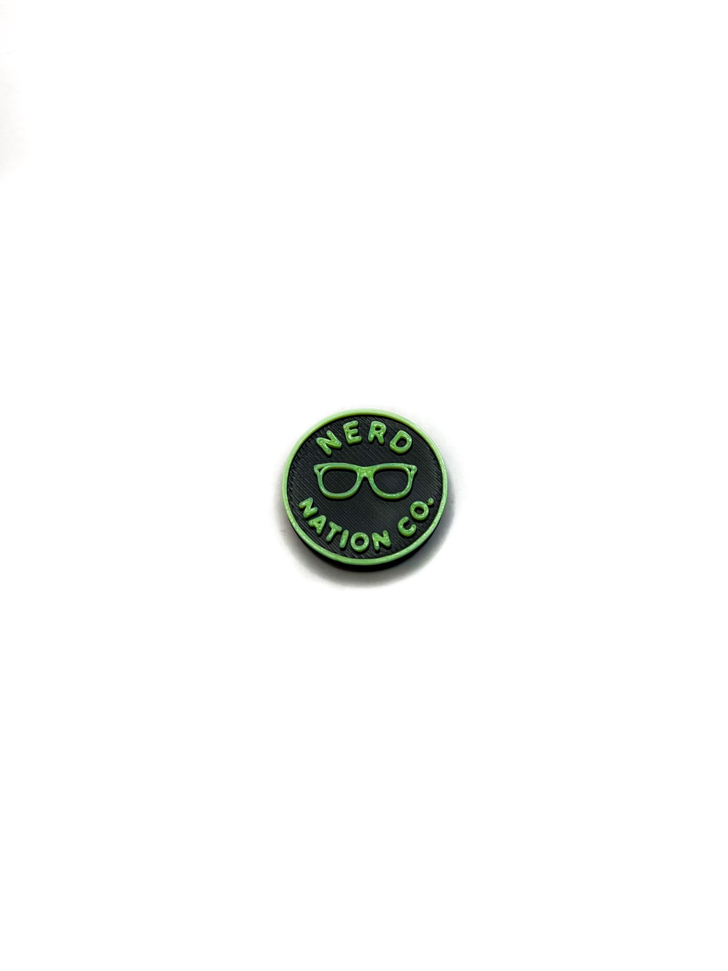 Nerd Nation Co. Green Glow Button (Small)