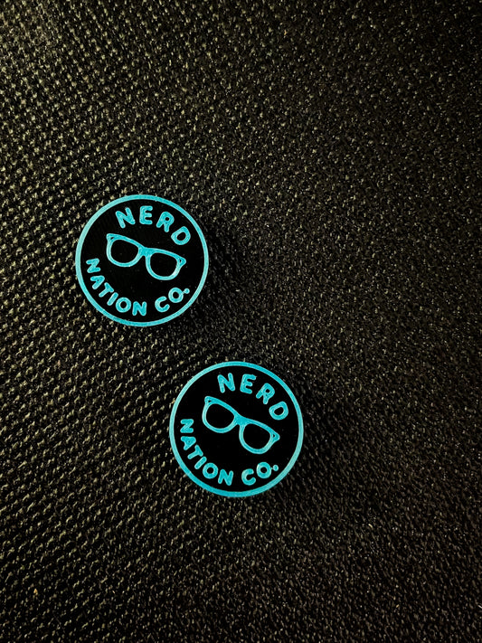 Nerd Nation Co. Blue Glow Button (Small)